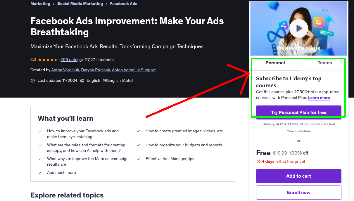Facebook Ads Improvement: Make Your Ads Breathtaking