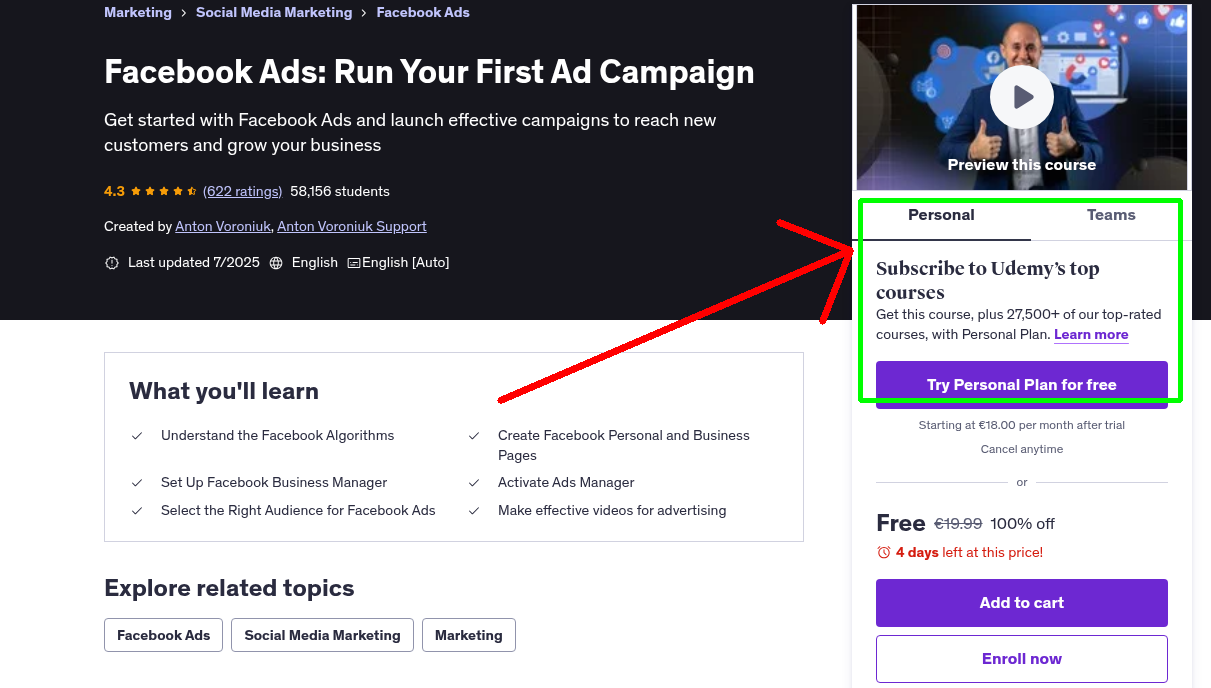 Facebook Ads: Run Your First Ad Campaign