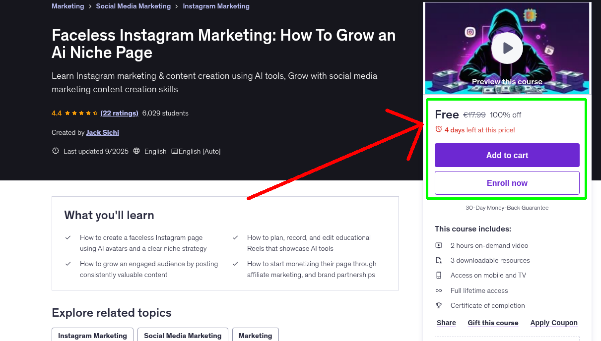 Faceless Instagram Marketing: How To Grow an Ai Niche Page