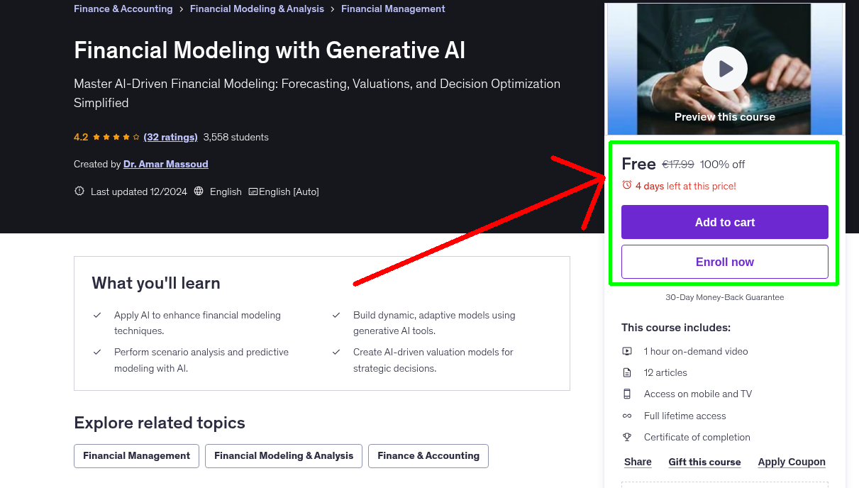 Financial Modeling with Generative AI