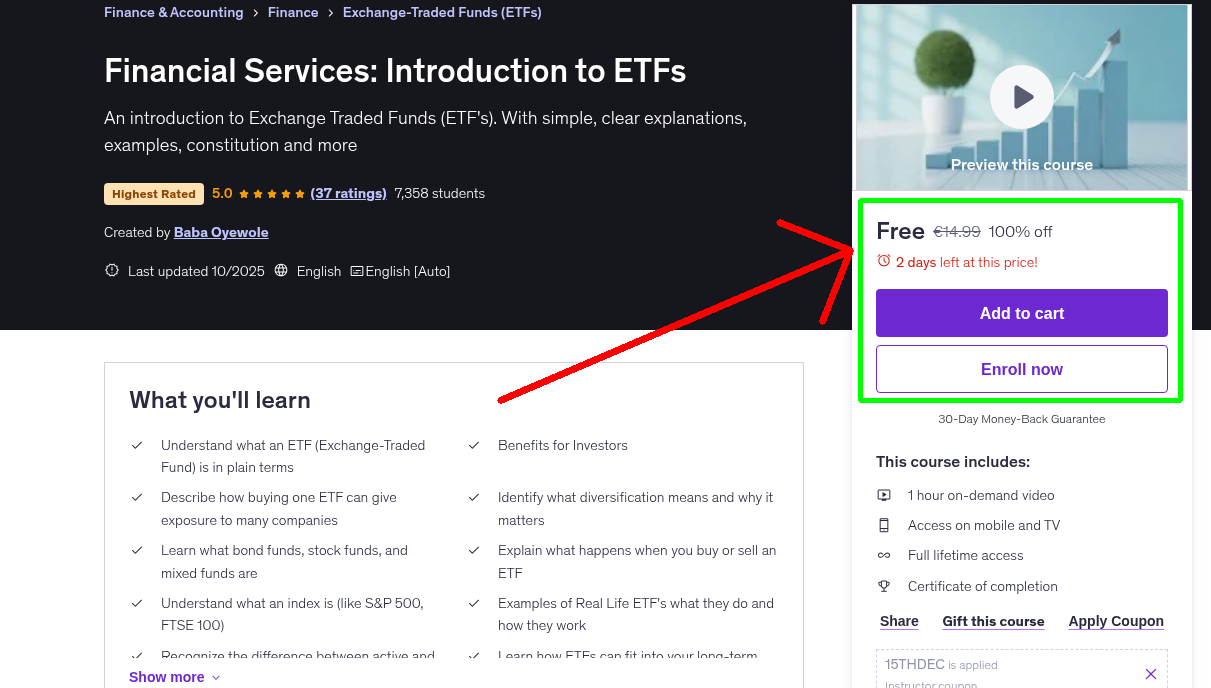 Financial Services: Introduction to ETFs