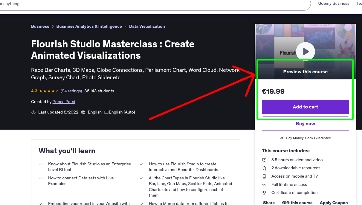 Flourish Studio Masterclass : Create Animated Visualizations