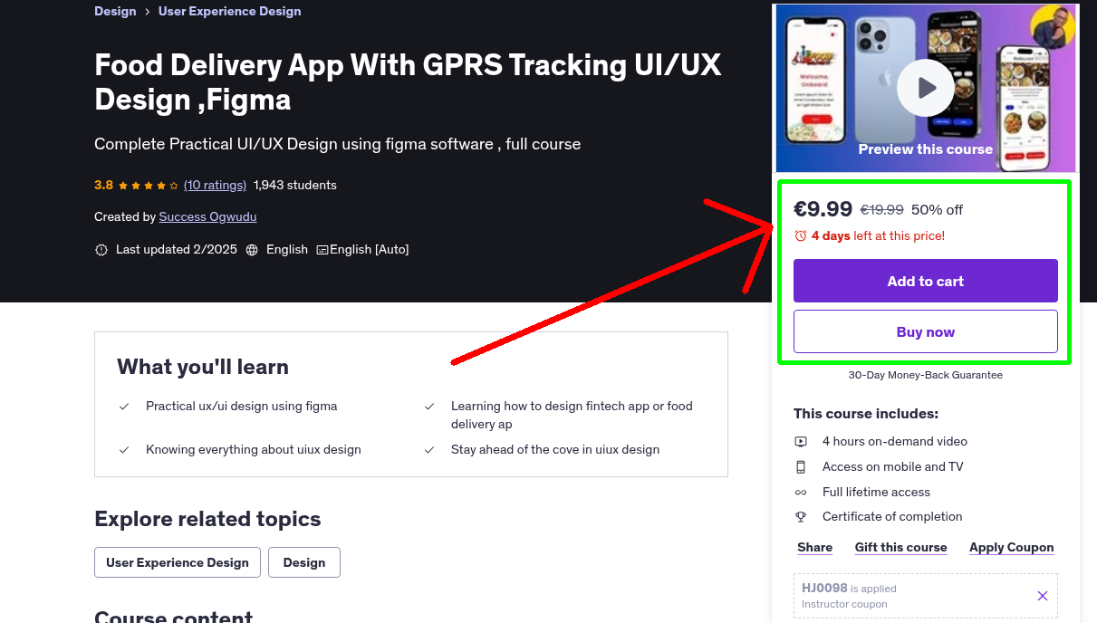 Food Delivery App With GPRS Tracking UI/UX Design ,Figma