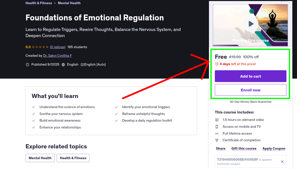 Foundations of Emotional Regulation