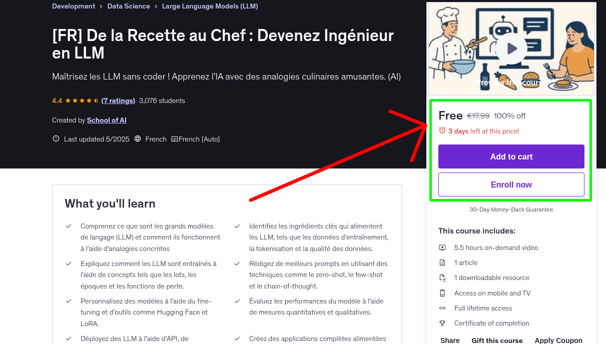 [FR] De la Recette au Chef : Devenez Ingénieur en LLM