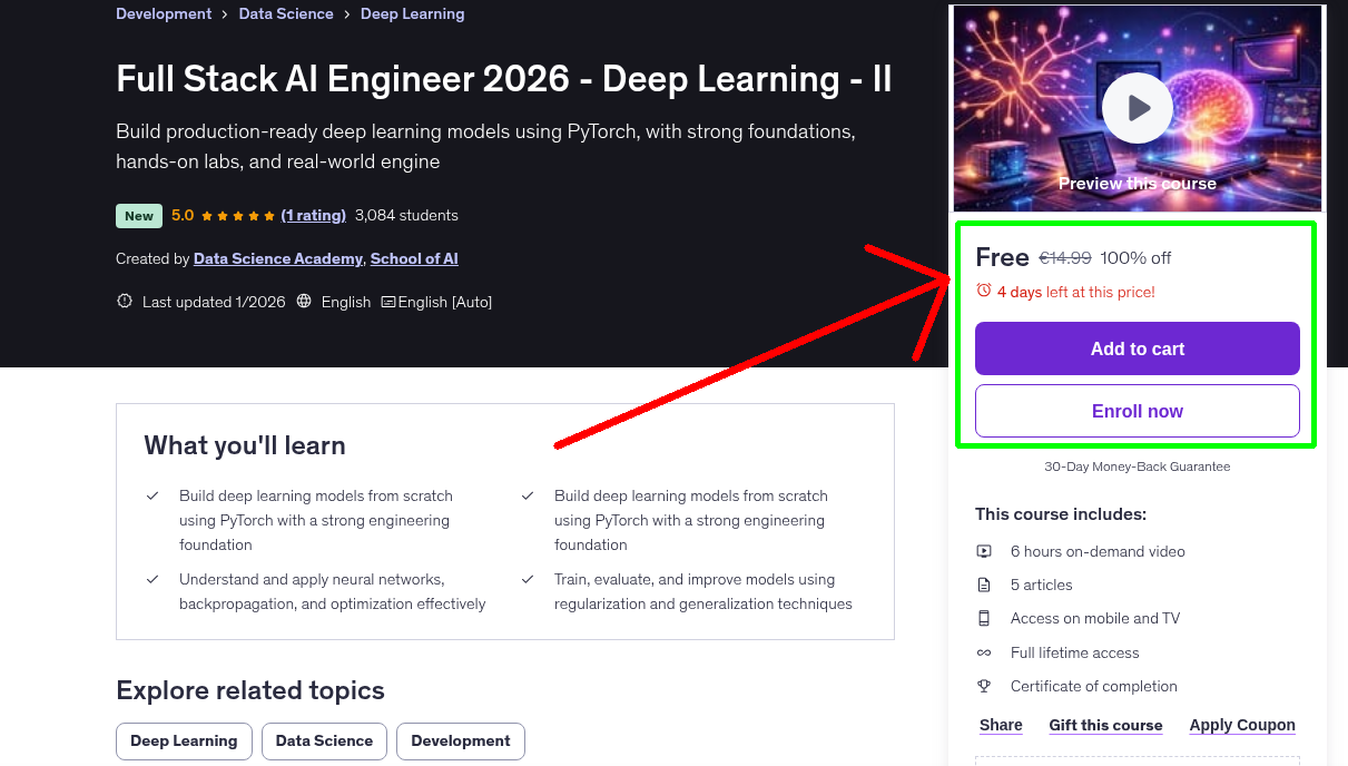 Full Stack AI Engineer 2026 - Deep Learning - II