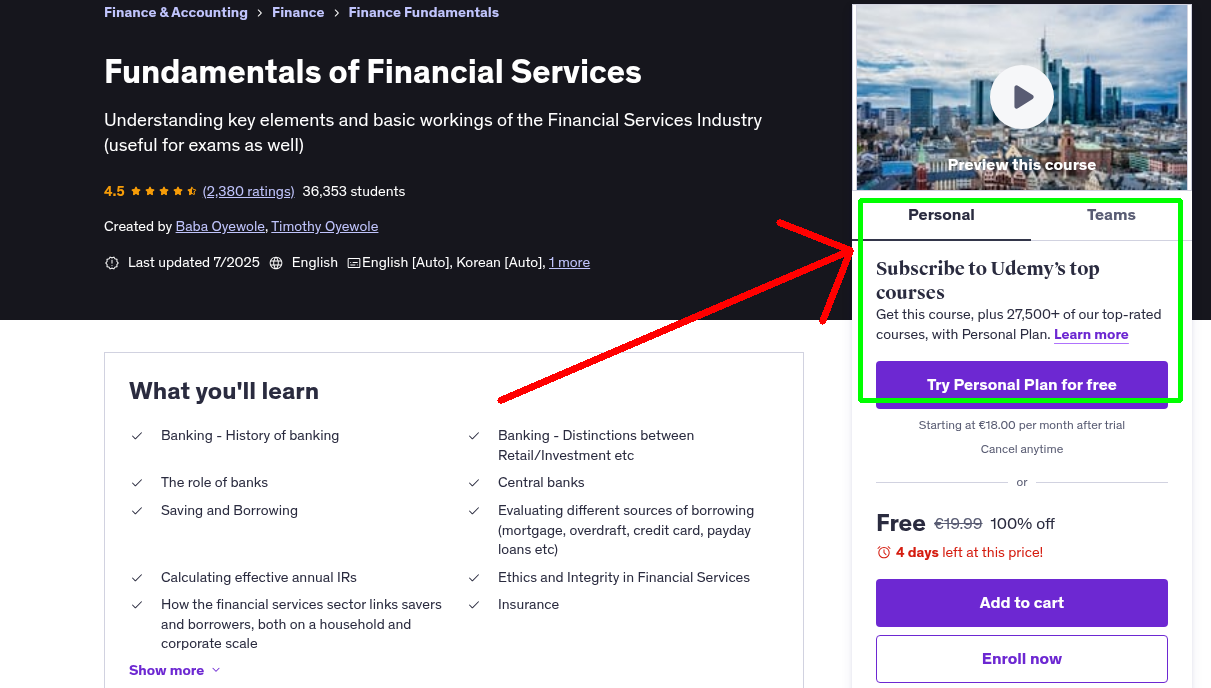 Fundamentals of Financial Services