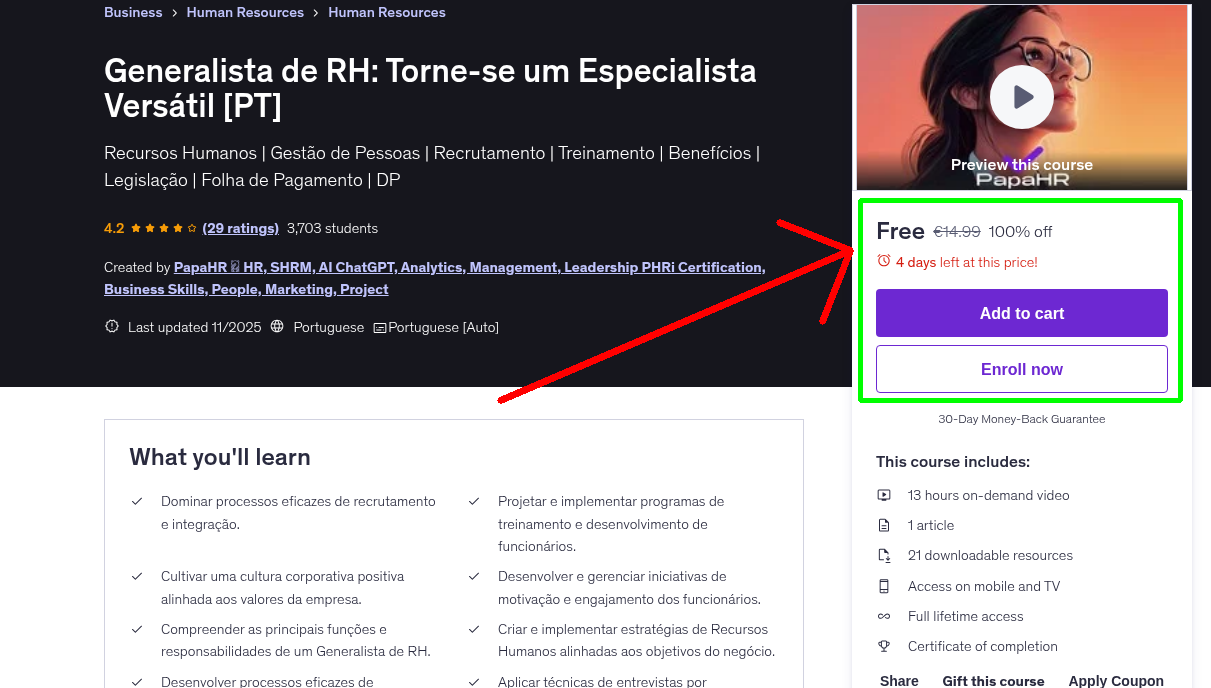 Generalista de RH: Torne-se um Especialista Versátil [PT]