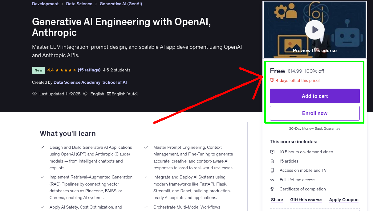 Generative AI Engineering with OpenAI, Anthropic