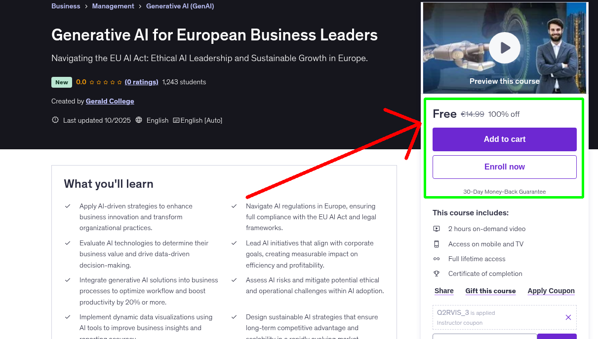 Generative AI for European Business Leaders