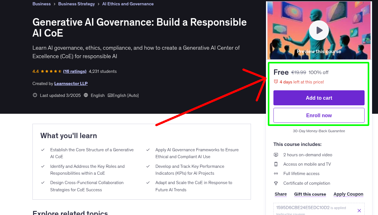 Generative AI Governance: Build a Responsible AI CoE