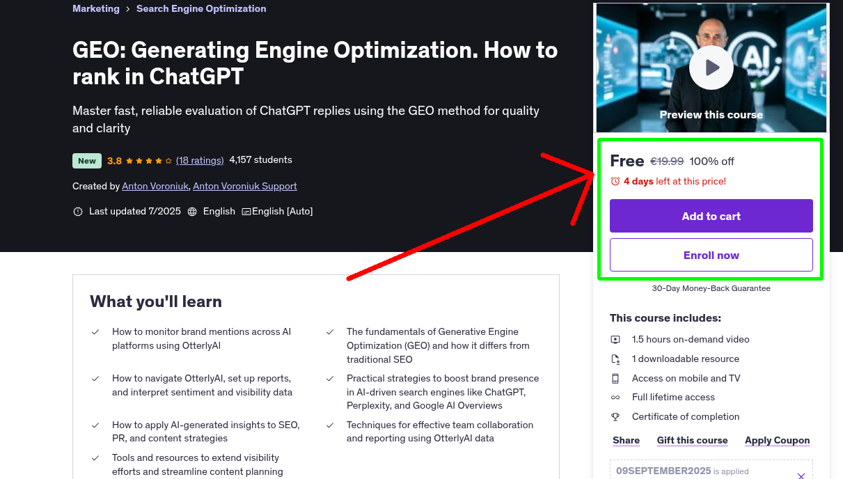 GEO: Generating Engine Optimization. How to rank in ChatGPT