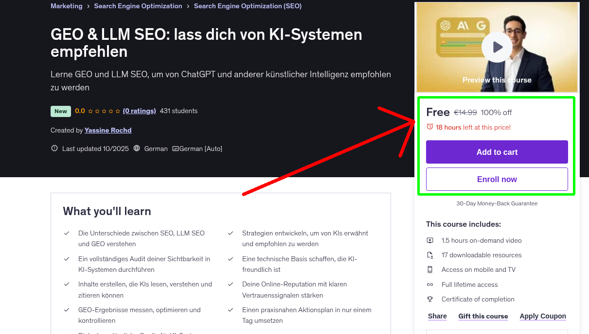 GEO & LLM SEO: lass dich von KI-Systemen empfehlen