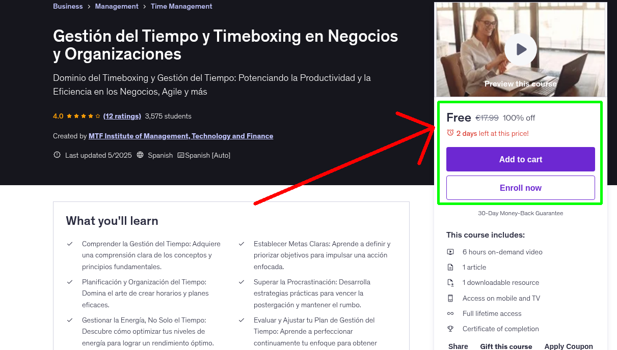 Gestión del Tiempo y Timeboxing en Negocios y Organizaciones