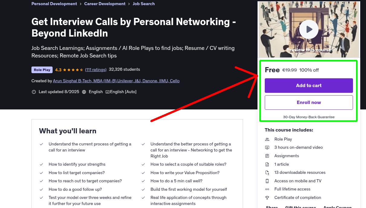 Get Interview Calls by Personal Networking - Beyond LinkedIn