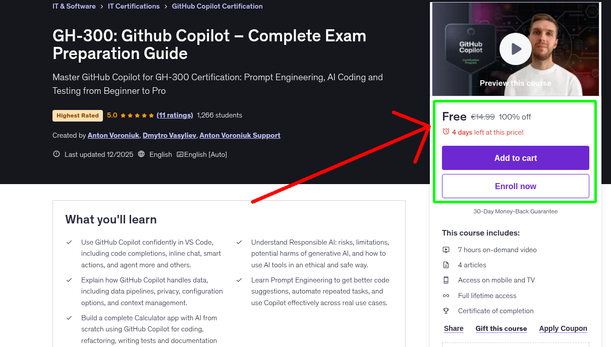 GH-300: Github Copilot – Complete Exam Preparation Guide
