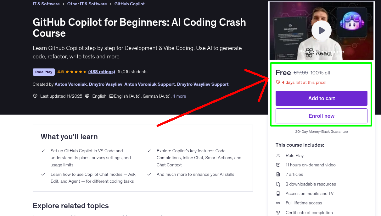 GitHub Copilot for Beginners: AI Coding Crash Course