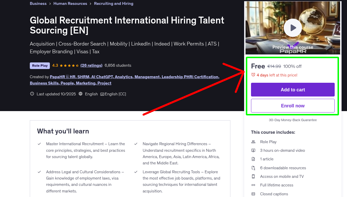 Global Recruitment International Hiring Talent Sourcing [EN]