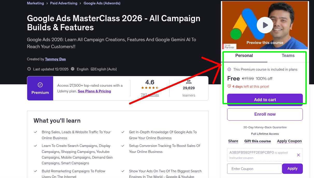 Google Ads MasterClass 2026 - All Campaign Builds & Features
