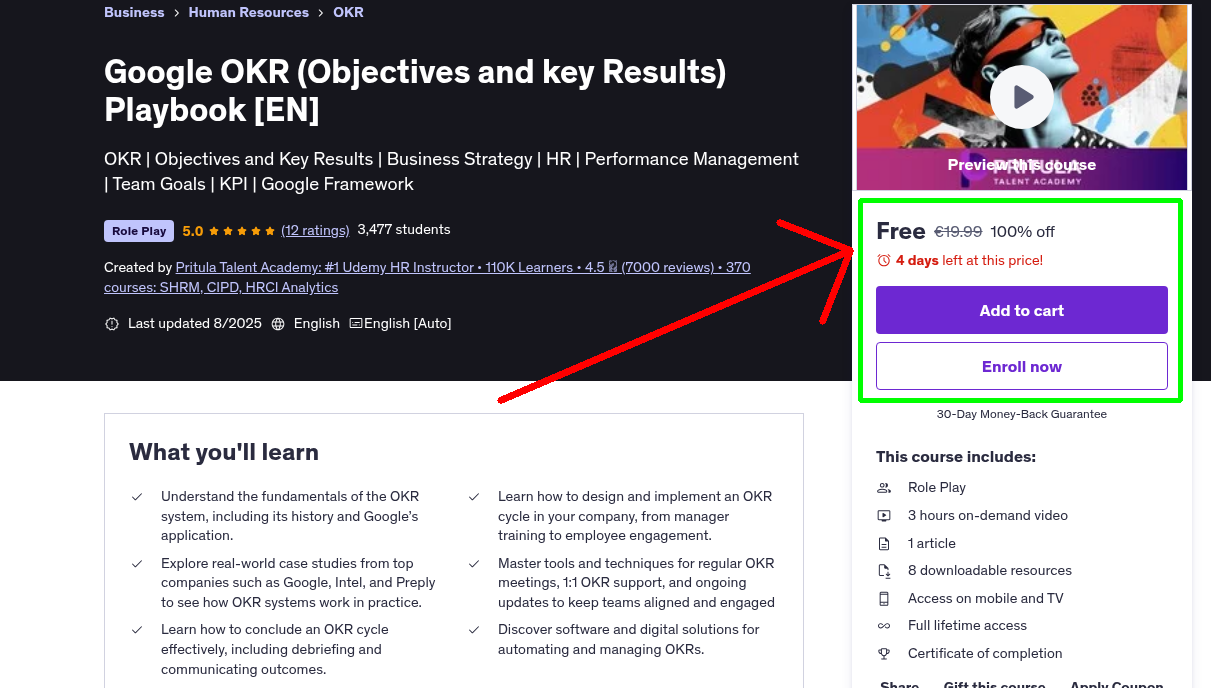 Google OKR (Objectives and key Results) Playbook [EN]