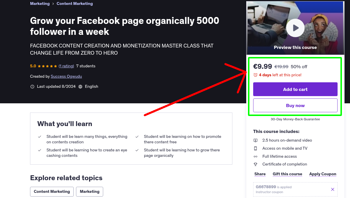 Grow your Facebook page organically 5000 follower in a week
