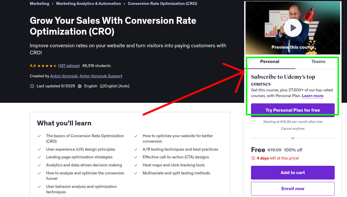 Grow Your Sales With Conversion Rate Optimization (CRO)