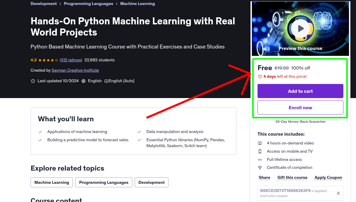 Hands-On Python Machine Learning with Real World Projects