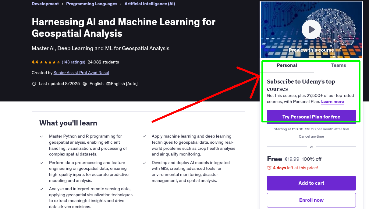 Harnessing AI and Machine Learning for Geospatial Analysis