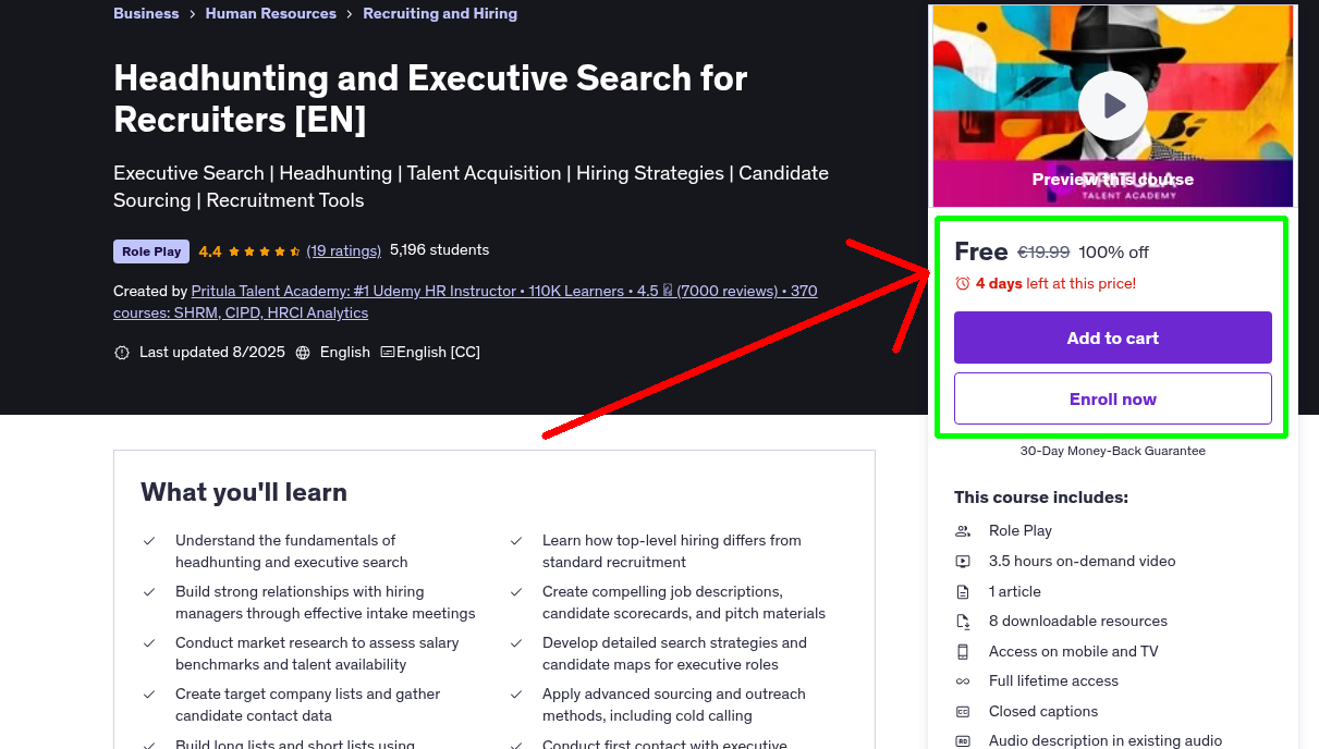 Headhunting and Executive Search for Recruiters [EN]