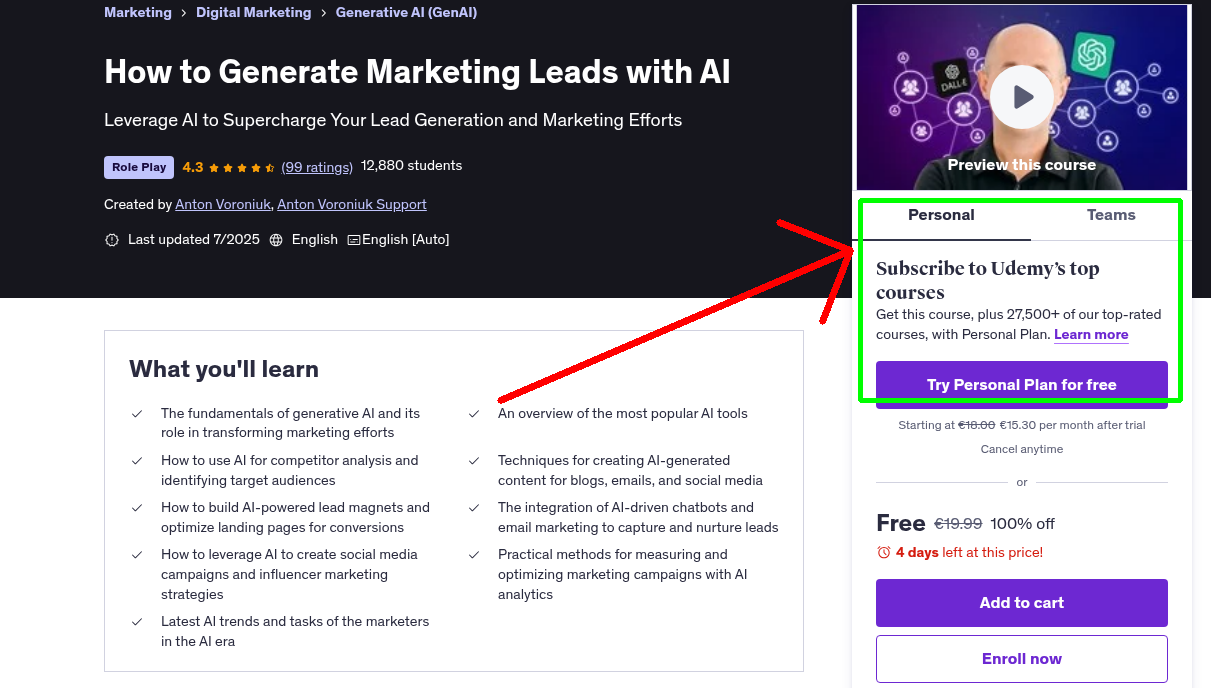 How to Generate Marketing Leads with AI