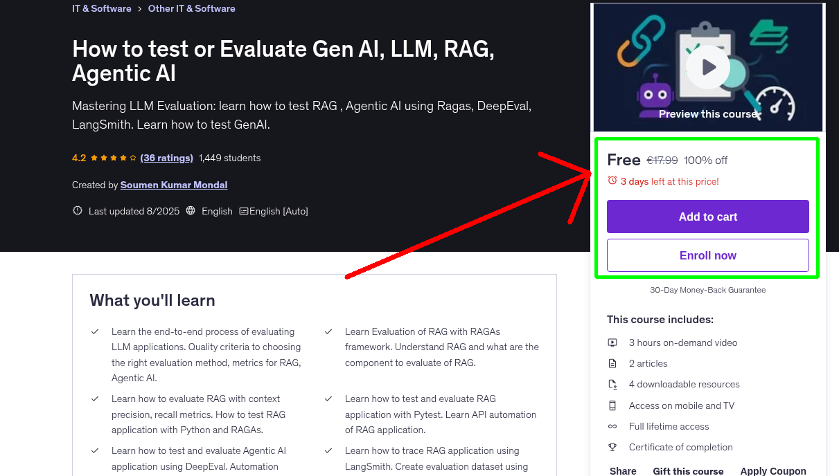 How to test or Evaluate Gen AI, LLM, RAG, Agentic AI