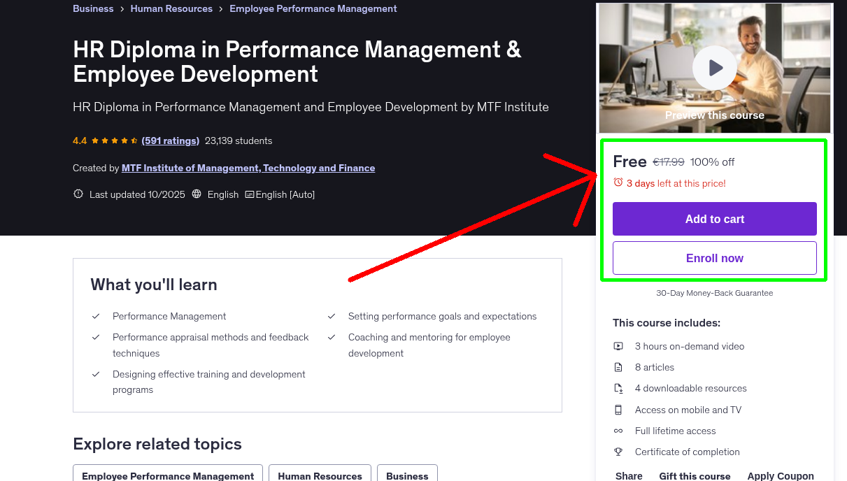 HR Diploma in Performance Management & Employee Development
