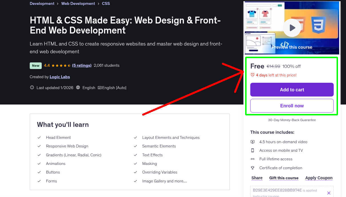 HTML & CSS Made Easy: Web Design & Front-End Web Development