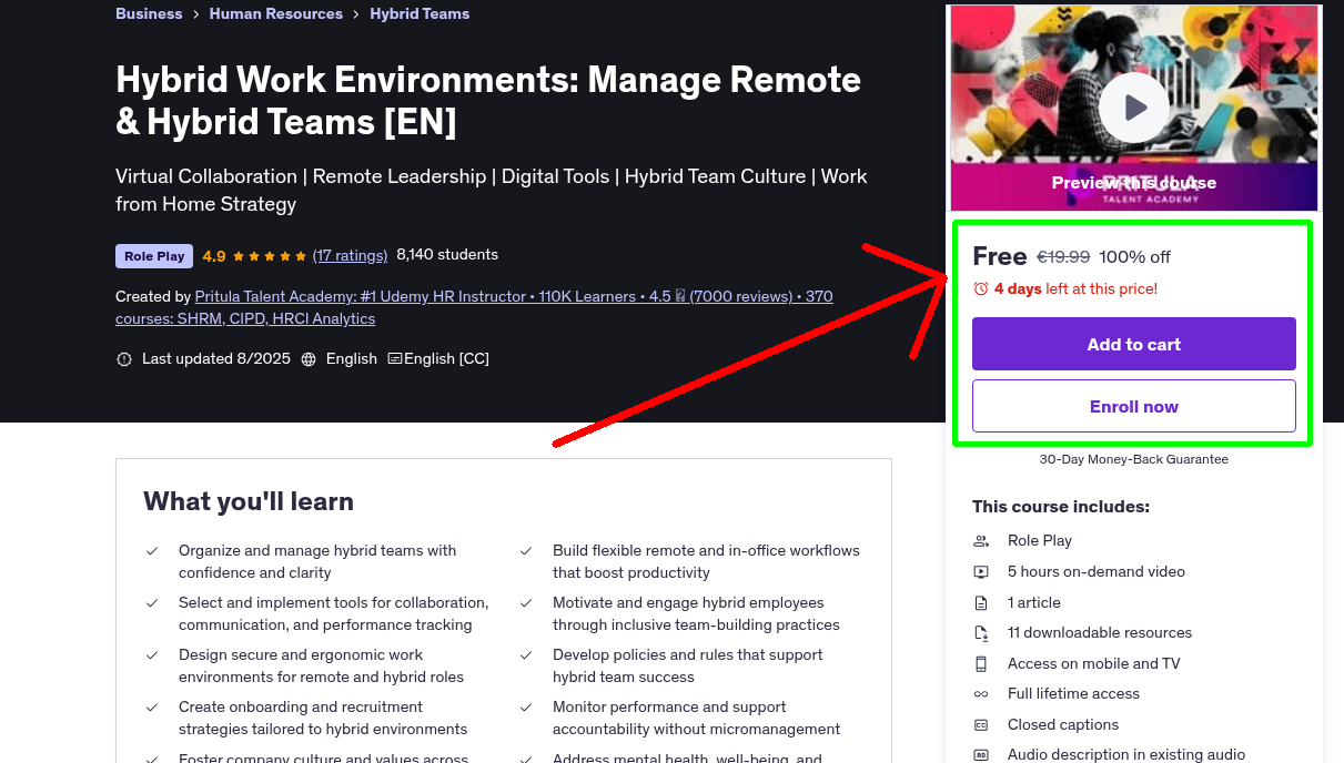 Hybrid Work Environments: Manage Remote & Hybrid Teams [EN]