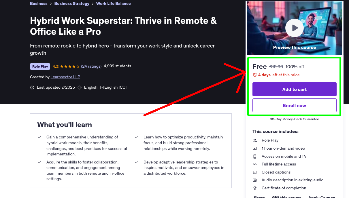 Hybrid Work Superstar: Thrive in Remote & Office Like a Pro