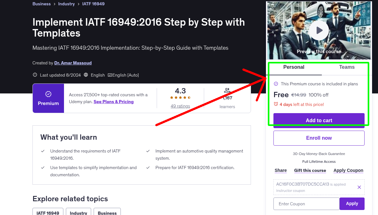 Implement IATF 16949:2016 Step by Step with Templates