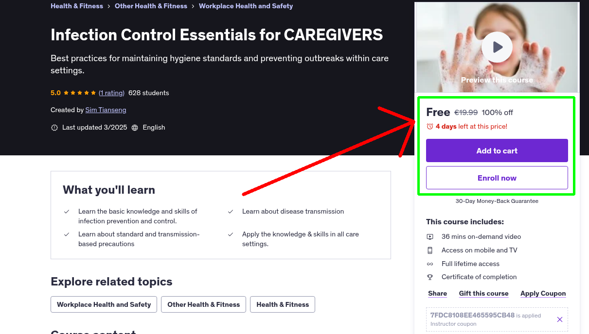 Infection Control Essentials for CAREGIVERS