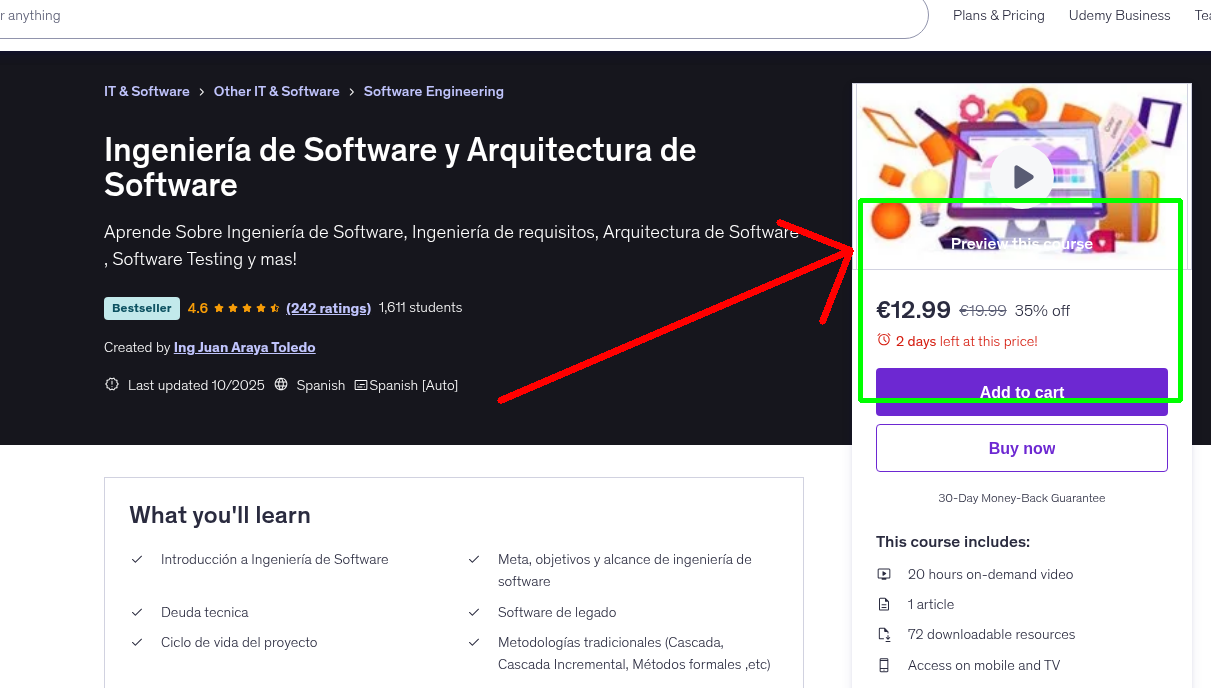 Ingeniería de Software y Arquitectura de Software