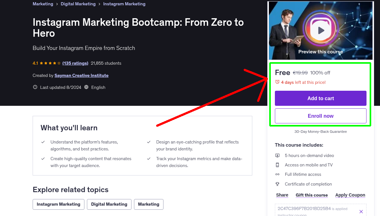 Instagram Marketing Bootcamp: From Zero to Hero