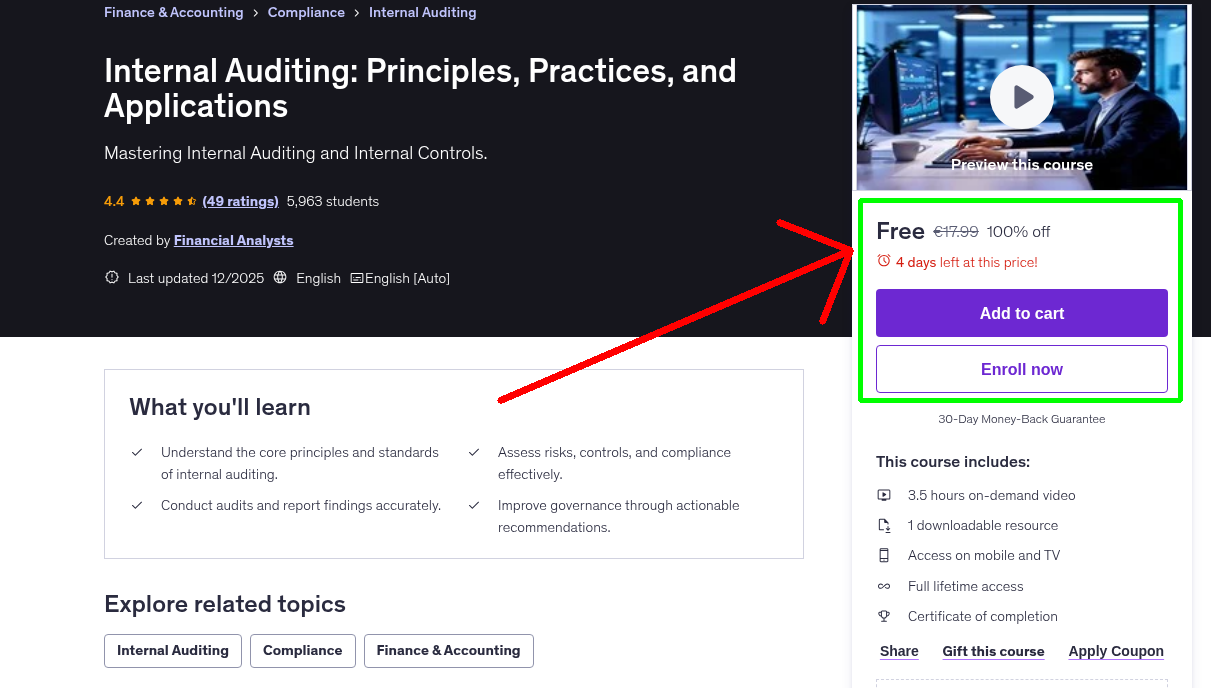 Internal Auditing: Principles, Practices, and Applications