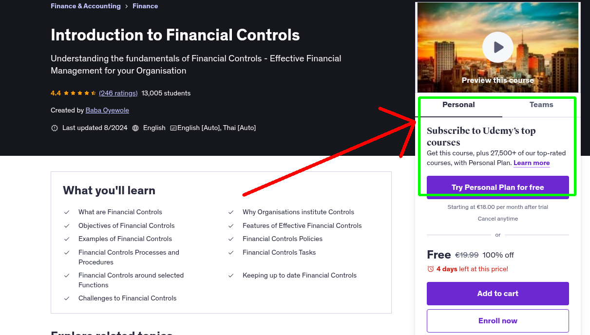 Introduction to Financial Controls