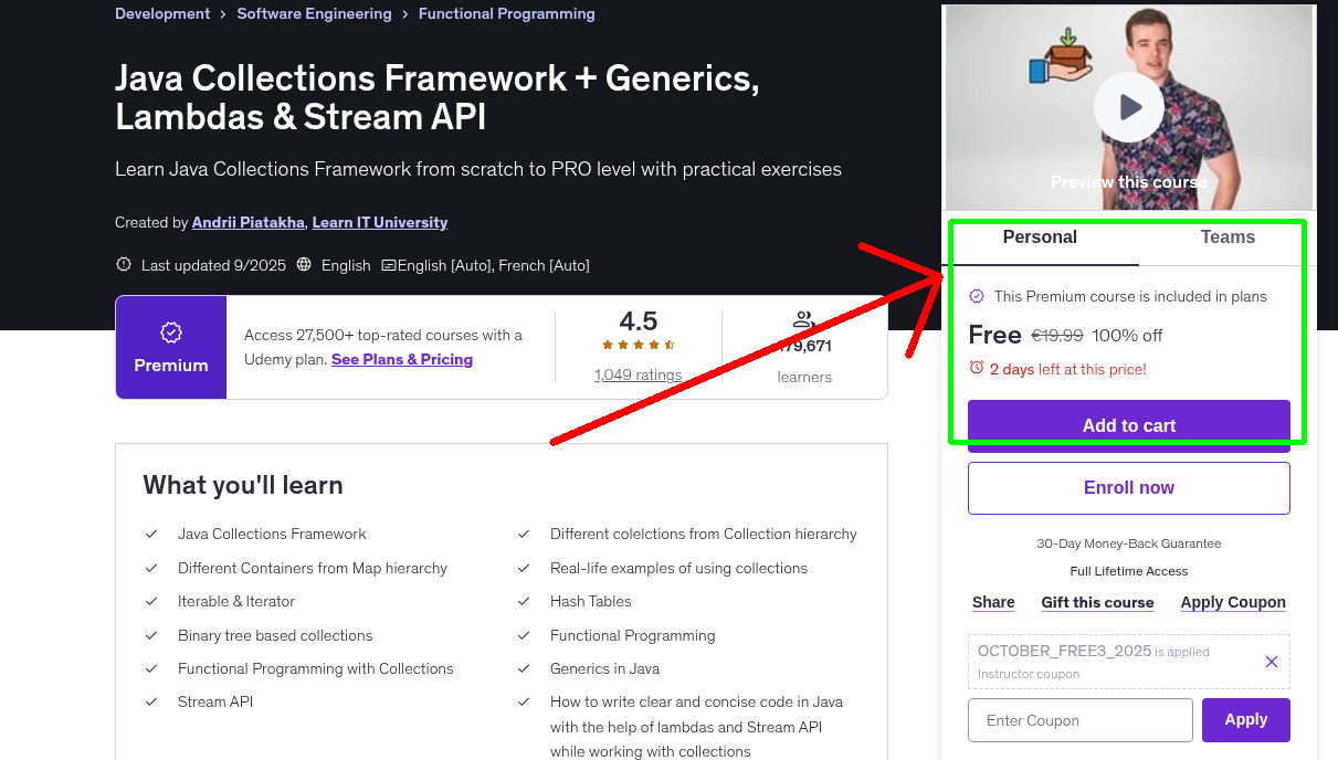 Java Collections Framework + Generics, Lambdas & Stream API