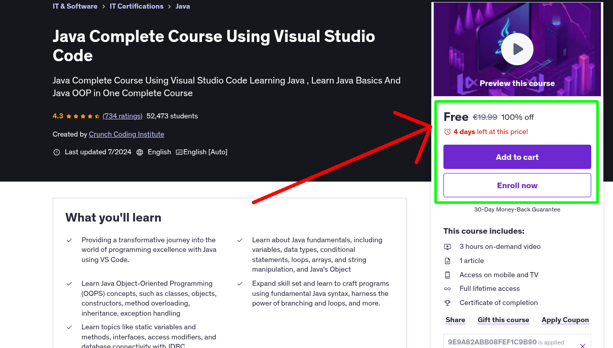 Java Complete Course Using Visual Studio Code