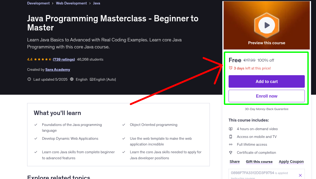Java Programming Masterclass - Beginner to Master