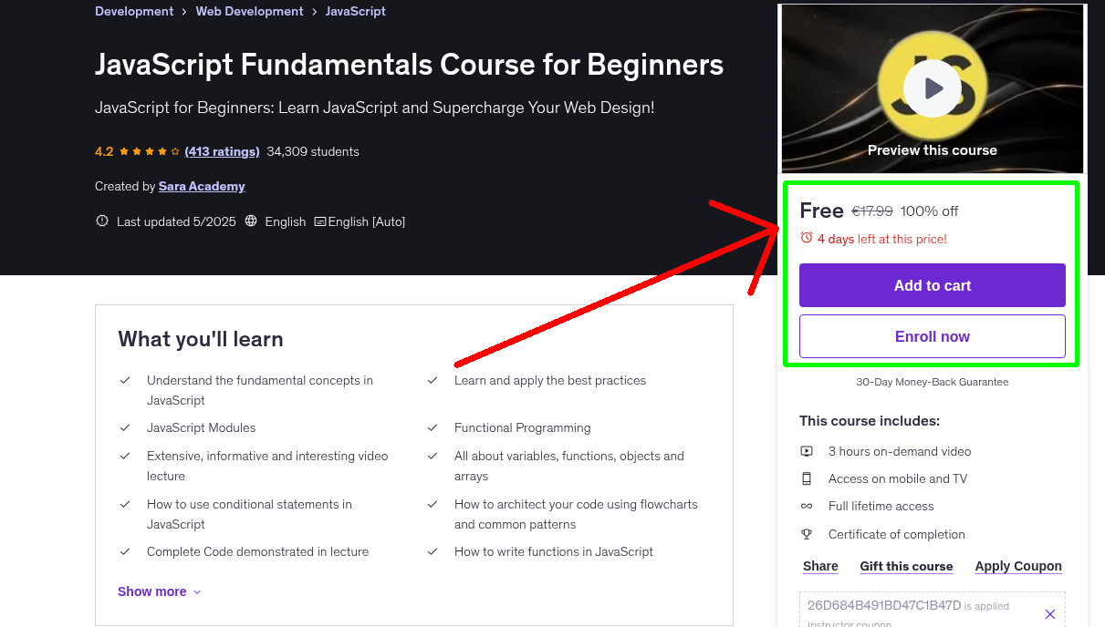 JavaScript Fundamentals Course for Beginners