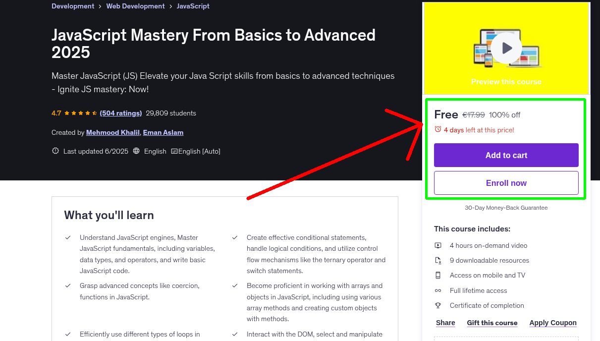 JavaScript Mastery From Basics to Advanced 2025