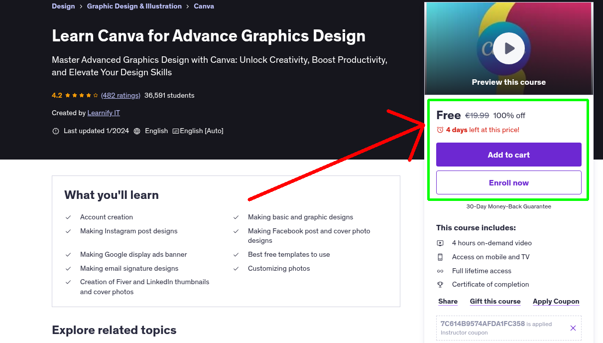 Learn Canva for Advance Graphics Design