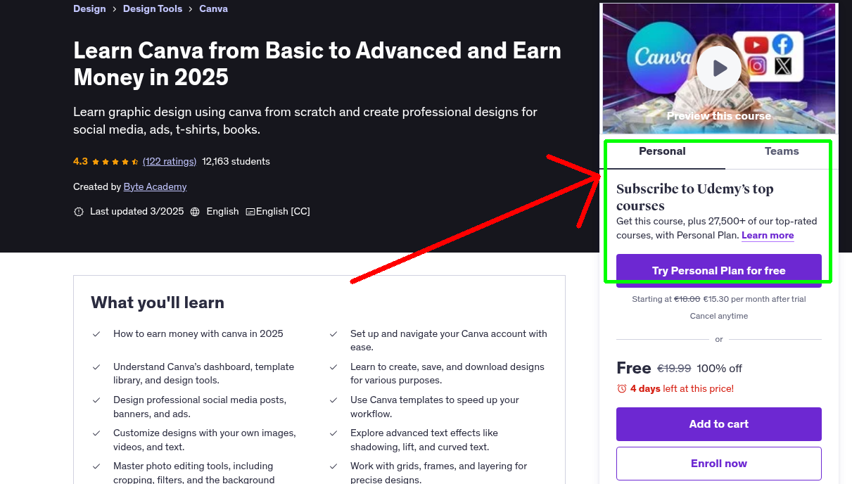 Learn Canva from Basic to Advanced and Earn Money in 2025