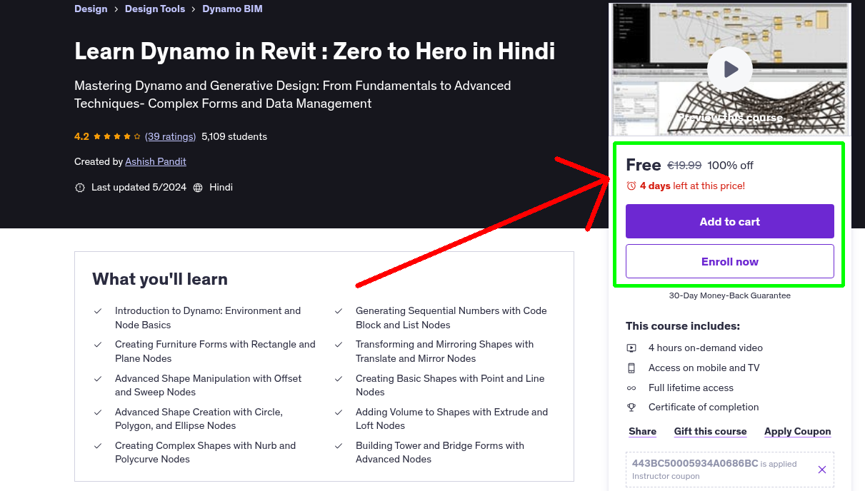 Learn Dynamo in Revit : Zero to Hero in Hindi