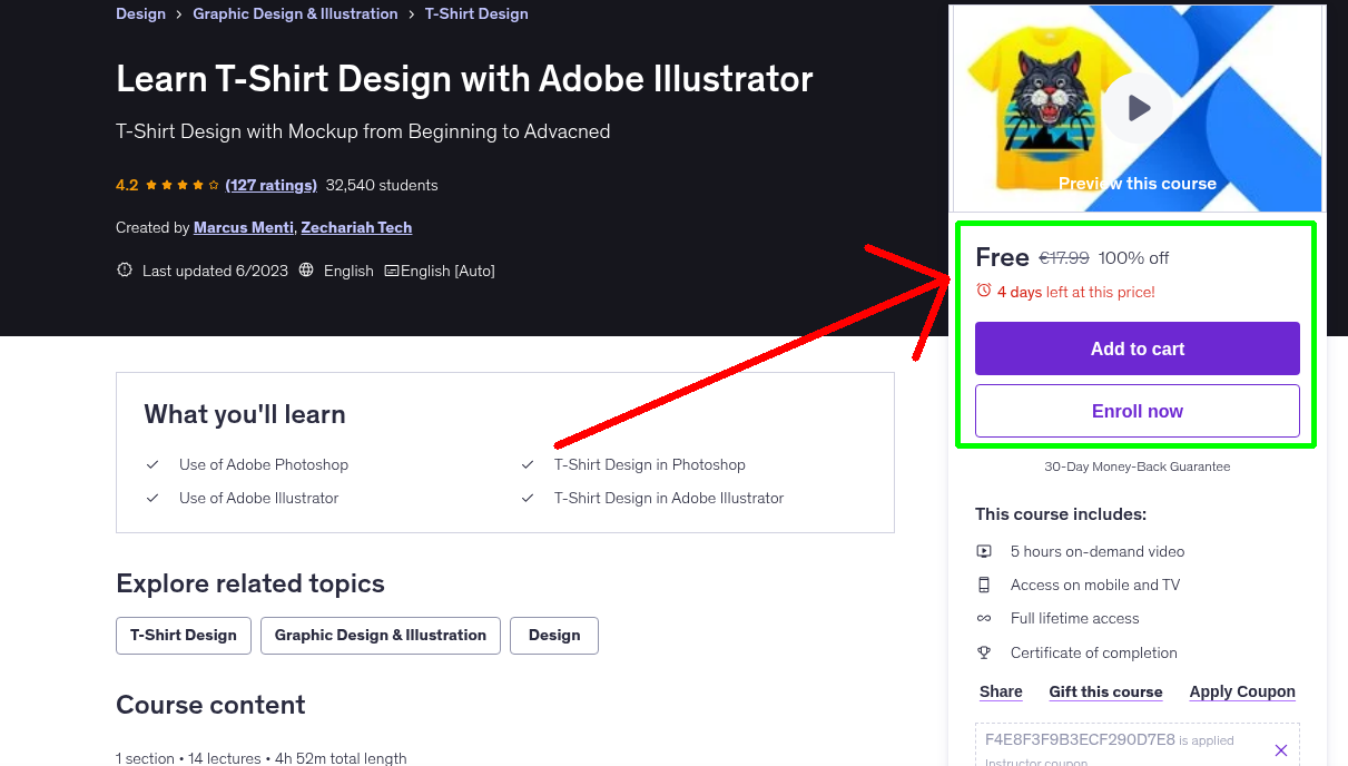 Learn T-Shirt Design with Adobe Illustrator